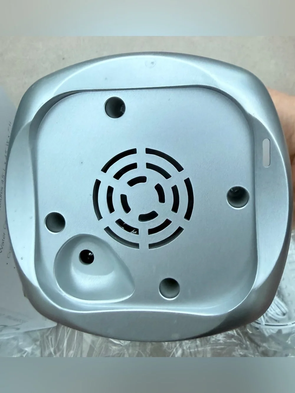 Sparoom SpaMist Ultrasonic Essential Oiks Diffuser White/Silver NIB
